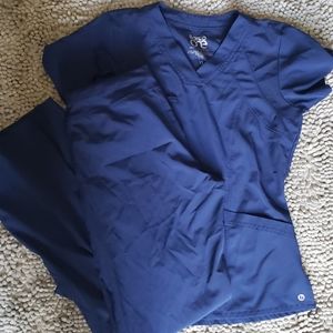 Navy blue scrub set, xsmall